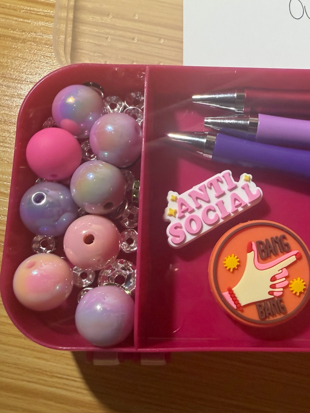 Build-Your-Own Pen Kit - Pink Accessory Set - Picture 3 of 5
